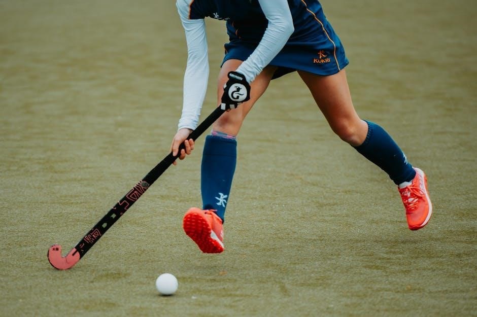 field hockey stick size guide