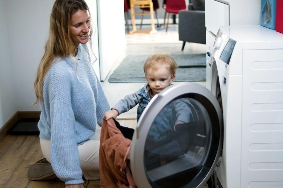 frigidaire stackable washer and dryer manual